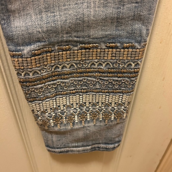 Miss Me Embellished Ankle Signature Cuffed Skinny Jeans Sz 27 - Picture 4 of 13